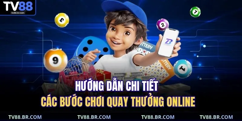 Xổ số TV88 4 Hướng dẫn chi tiết các bước chơi quay thưởng online